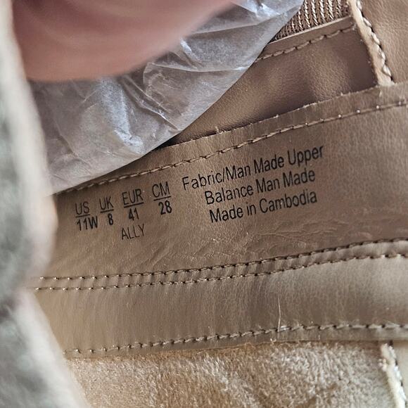 LifeStride Ally Ankle‎ Boots Booties Tan Brown Size 11 Wide 11W - Picture 5 of 12